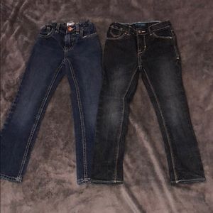 ✨Bundle to save!✨girls dark wash jeans
